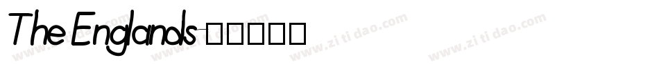 The Englands字体转换
